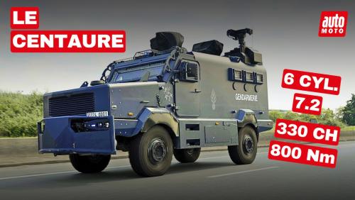 On embarque à bord du Centaure, dernier-né des blindés de la Gendarmerie