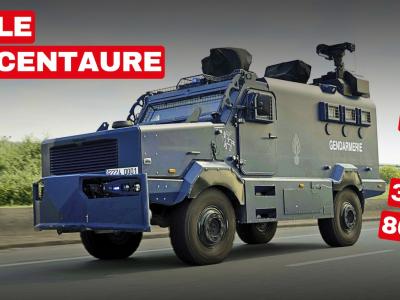On embarque à bord du Centaure, dernier-né des blindés de la Gendarmerie