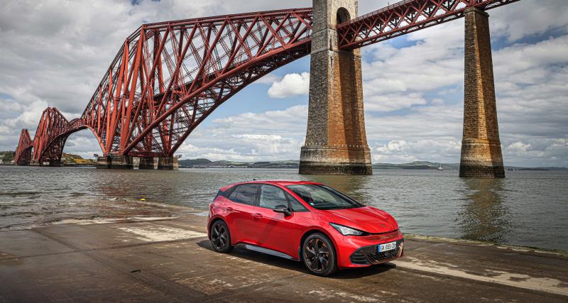 1 000 km en Cupra Born VZ XL : d’Edimbourg à Glasgow par les Highlands - Fiche technique Cupra Born VZ 230ch batterie XL