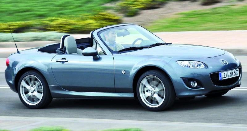 10 cabriolets et découvrables d’occasion, de 9 000 à 22 000 € - Mazda MX5 III
