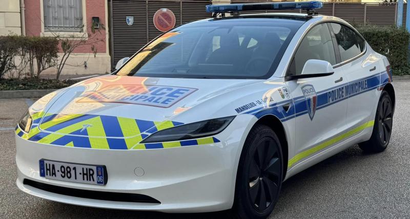 Dans le Sud, ces quatre Tesla Model 3 rejoignent les rangs de la Police - La police municipale de Mandelieu-la-Napoule a reçu quatre nouveaux véhicules de patrouille.