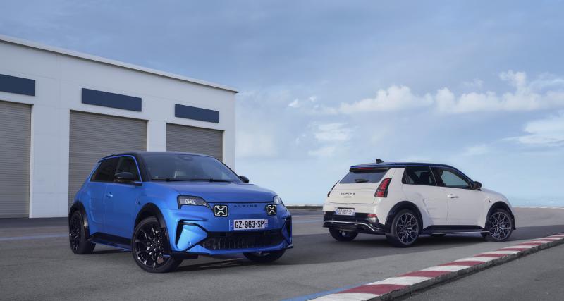 Essai Alpine A290 : bonnet blanc et bleu bonnet - Alpine A290 GTS
