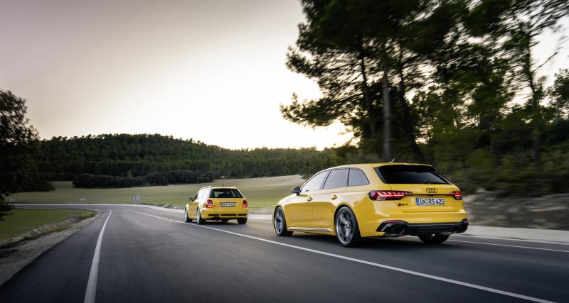 Essai Audi RS 4 edition 25 years : cadeau de départ - Audi RS 4 edition 25 years et RS4 B5