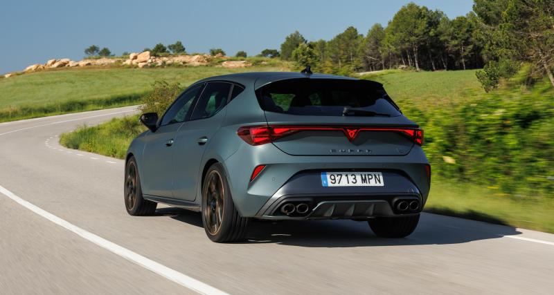 Essai Cupra Leon VZ : notre avis après 1000 km au volant de la compacte sportive ibérique - Cupra Leon restylée