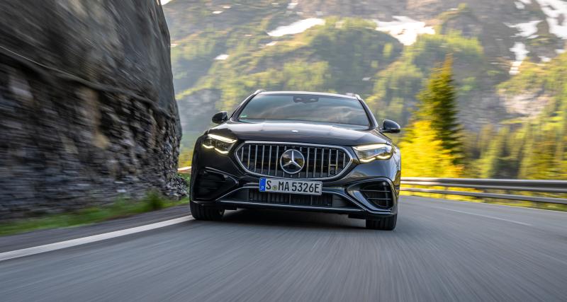 Essai Mercedes-AMG E 53 Hybrid 4Matic+ : notre avis au volant du break sportif - Confort ou dynamisme, au choix