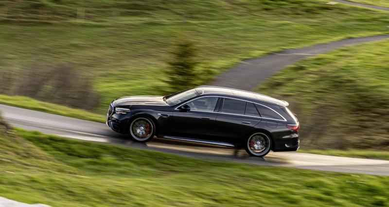 Essai Mercedes-AMG E 53 Hybrid 4Matic+ : notre avis au volant du break sportif - Fiche technique