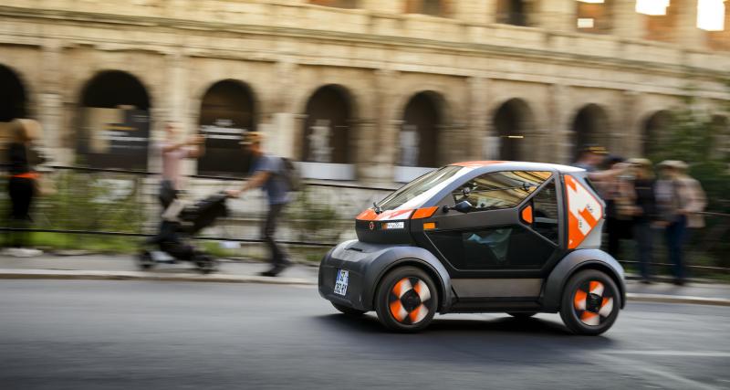 Essai Mobilize Duo : notre avis au volant de l’héritier du Renault Twizy - Nous avons pris en main le Mobilize Duo dans les rues de Rome, en Italie.