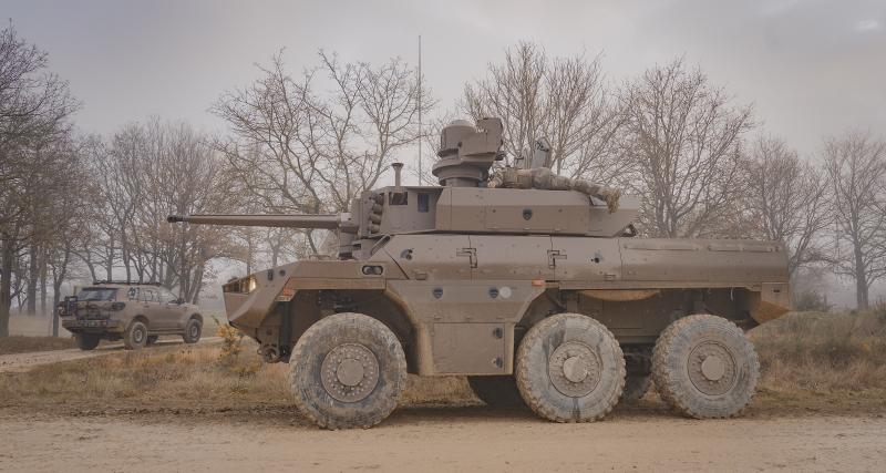Exclusif : à bord de l'EBRC Jaguar, le nouveau "char" de l'armée française - EBRC Jaguar