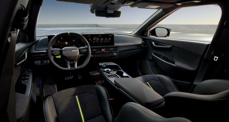 La Kia EV6 GT restylée se rapproche un peu plus de la Hyundai Ioniq 5 N - Kia EV6 GT restylé