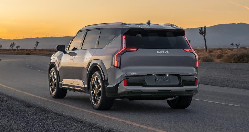 Le Kia EV9 GT est finalement un peu moins puissant que prévu - Des spécificités à la version GT